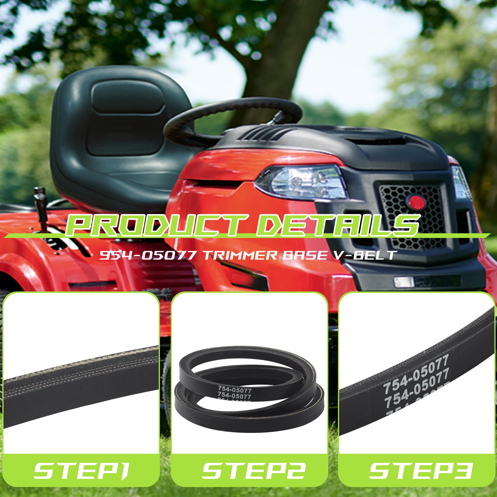 チビ〜 Amazon.com: Honkador 954-05077 V-Belt 4L x 44.6